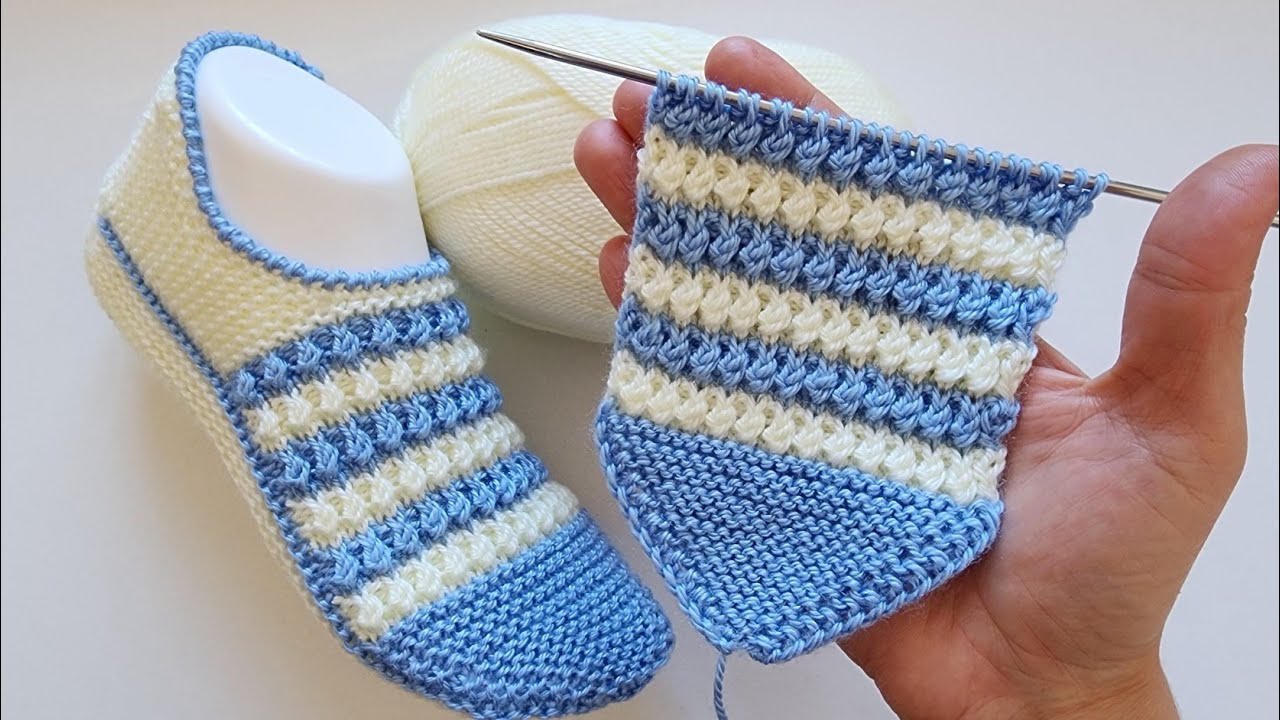 Cozy Crafting, A Beginner's Guide to Knitting Traditional Turkish Slippers (Patik)